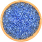 WAYBER Glass Stones, 1Lb/460g Irregular Sea Glass Pebbles Non-Toxic Artificial Gemstones for Vase Filler/Terrarium Aquarium Turtle Tank Decoration/Handmake Artwork, Light Blue