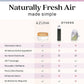 Azuna Air Freshener & Odor Eliminator for Strong Odor | 4 Room Kit Includes (4) Empty Luxe Glass Jar & 24oz Gel Refill with Tea Tree Essential Oil | Aromatherapy | Last 60-90 Days