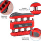 Finger Strengthener Grip, Finger Exerciser & Hand Strengthener, Workout Equipment for Musician, Rock Climbing and Therapy, Hand strengthening rehab - 2 Pack
