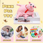 Stretchy Glue-Sand Filled Rubber Pig, Latex Piglet Soft Decompression Doll Toy, Animal High-Elastic Stretchable Decompression, Decompression Toy for Adults and Children (Pig-L)