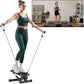 Sunny Health & Fitness Mini Stepper for Exercise at Home, Stair Step Workout Machine with Resistance Band and Over 300lb Weight Capacity, Optional Twist Motion and Free SunnyFit App Connection