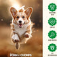 Pork Chomps Roasted Pork Skin Dog Chews, 3-inch Donuts, 2 Count (Pack of 2)