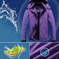 MOERDENG Women's Waterproof Ski Jacket Warm Winter Coat Outdoor Windbreaker Hiking Snowboarding Jacket