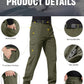 FREE SOLDIER Men's Outdoor Softshell Fleece Lined Cargo Pants Snow Ski Hiking Pants with Belt