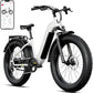 SISIGAD Electric Bike for Adults, 1500w | 50Miles | 32Mph Electric Mountain Bike - 48V 15Ah Removable Built-in Battery, 26" Fat Tire Dirt Ebike - 7Speed Shock Absorber E-MTB UL2849 Tested for Commute