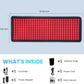 iTHERAU Large Red Light Therapy Belt 360 LED Infrared Red Light Device for Body, Resolve Inflammation, Relieve Joint or Back Pain, Muscle Stiffness, Red Light Wrap 660 & 850nm Wavelengths, Blue Edge