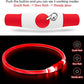 Led Dog Collar, BSEEN USB Rechargeable Flash Dog Necklace Light, Pet Safety Collar Makes Your Beloved Dogs Be Seen at Night for Small Medium Large Dogs(Red)