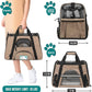 PetAmi Airline Approved Pet Carrier for Cat, Soft Sided Dog Carrier for Small Dog, Cat Travel Supply Accessories Indoor Cat, Ventilated Carrying Bag Medium Large Kitten Puppy, Small Heather Taupe