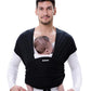 BABELIO Baby Wraps Carrier with Adjustable Buckle, Easy to Wear Lightweight Baby Carrier Newborn, Hands Free Toddler Infant Slings 7-35lbs Black