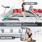 SYTIRY Treadmill with Touch Screen,3.25HP Treadmills for Home with TV and WiFi,Smart Foldable Treadmill with Music,3D Virtual Sports Scene,Popular APP for Social Networking,Walking/Running Machine
