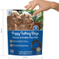 N-Bone Puppy Teething Rings Peanut Butter Flavor Dog Treat, 6 Count Bag, 7.2-oz