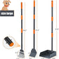 Niubya Pooper Scooper for Dogs, Metal Poop Scooper Tray Spade and Rake Set, Poop Scoop with Adjustable Long Handle, Dog Pooper Scooper for Pet Waste Removal