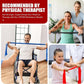 Resistance Bands, Exercise Bands, Physical Therapy Bands for Strength Training, Yoga, Pilates, Stretch Elastic Band with Different Strengths, Workout Bands for Home Gym
