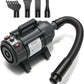 Burano Dog Dryer, High Velocity Pet Hair Dryer, 4.3HP Stepless Adjustable Speed Dog Hair Force Dryer, Powerful Pet Blower with Heater