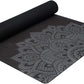 YOGA DESIGN LAB | The Combo Yoga Mat | 2-in-1 Mat+Towel | Eco Luxury | Ideal for Hot Yoga, Power, Bikram, Ashtanga, Sweat | Studio Quality | Includes Carrying Strap!