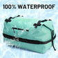 MIER Large Waterproof Duffel Bag Rolltop Dry Backpack Duffle Bags for Kayaking, Rafting, Boating, Swimming, Camping, Travel, Gym, Beach, 60L/80L