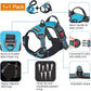 No Pull Dog Harness Adjustable Reflective Oxford Easy Control Medium Large Dog Harness with A Free Heavy Duty 5ft Dog Leash