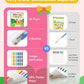 TECJOE Paint with Water Coloring Books for Toddlers, Princess Series Watercolor Set with 3 Brushes, Mess Free Painting Activity for Kids Ages 4 5 6 7 8, Arts & Crafts Toy
