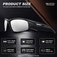 Polarized Sports Sunglasses for Men 100% UV Protection Wrap Around Unbreakable Sun Glasses for Fishing Driving