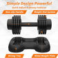 Ativafit 27.5/66/88LBS Pair Adjustable Dumbbell Set with Anti-slip Handle 12 In 1 Quick Dial Adjustment Weights With Safety Locking Button Space Saving Strength Training for Full Body Home Gym Workout