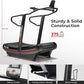 Sunny Health & Fitness Premium Manual Treadmill – Non-Motorized, Heavy-Duty, Commercial-Grade, Adjustable Handlebar, for Endurance Training, Optional 8-Level Magnetic Assistance & Free SunnyFit App