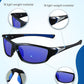 Frienda 6 Pack Polarized Sport Sunglasses for Men Multipack Fit over Glasses Pack Lot Set Men's Sport Fishing Eyeglasses