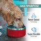 Coldest Dog Bowl - Anti Rust Metal, Non Slip, 3 Layers Insulated Stainless Steel Dog Bowls - Spill Proof & Heavy Duty - Water Bowl for Dogs, Cats & Pets, Dish Washer Safe (42 oz, Forever Pink Glitter)