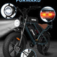 DEEPOWER Electric Bike for Adults,1500W/3500W Peak Motor 30MPH 35-180 Miles Electric Dirt Bike,Dual Suspension Ebikes for Adults, 20" Fat Tire E Bike with 624-2880Wh Battery,UL 2849 Tested