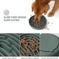Coomazy Large Silicone Slow Feeder Dog Bowls, Interactive Puzzle Toy for Pets Food Training, Keeps Dogs Busy, Prevents Puppy Overeating (Dark Green, Large: 3.2Cup)