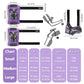 Skating Protective Gear Kids Toddler Knee Pads and Elbow Pads Set, Bike Protection for Kids Wrist Guards for Roller Skating Skateboarding Cycling Purple