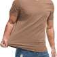 VEIISAR Premium V Neck T Shirts for Men - Modern Fitted Tees Vneck Undershirts