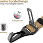 IOKHEIRA Dog Seatbelt, Universal Reflective Bungee Dog Car Harness with Hook Latch & Seatbelt Buckle, Swivel Aluminum Carabiner, Green