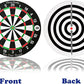 Dart Board, Dart Game Set with 6 Metal Darts and Double-Sided Flocking Dartboard (18 Inches)