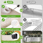 Galvanized Raised Garden Bed - 4x2x1.4FT Metal Planter Boxes Outdoor | Oval Steel Raised Bed Kit for Gardening with Protective Tape, Gloves for Vegetables, Flower, Herb (White)
