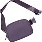 ODODOS Unisex Mini Belt Bag with Adjustable Strap Small Fanny Pack for Workout Running Traveling Hiking, Navy Cosmos