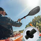 Abahub Adjustable Kayak Paddle 210-230 cm/ 230-250 cm Floating Kayaking Oars Boating Oars Canoeing Oars Black