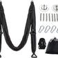 ZELUS Aerial Yoga Swing Sling Strong Yoga Hammock Kit Set Trapeze Inversion Equipment Include 2 Extensions Straps and Ceiling Mounting Kit