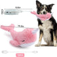 BABORUI Interactive Dog Toys Whale, Squeaky Dog Toys, Rechargeable Moving Dog Chew Toys for Small/Medium/Large Dogs/Puppy to Keep Them Busy (Pink)