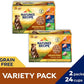 Nature’s Recipe Grain Free Chicken Recipe, Chicken & Venison Recipe and Chicken & Duck Recipe in Savory Broth Variety Pack Wet Dog Food, 12-2.75 oz. Cups, 2 Count
