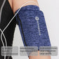 Running Phone Armband for Men Women,Universal Arm Bands for Phones Below 8 Inches,Waterproof Cell Phone Armband for Hiking,Running,Cycling,Climbing(Blue L)