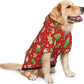 Santa Claus with Gingerbread Man Hoodie,Christmas Cosplay Dog Clothes with Pocket and Hat Winter Clothes Sweaters Small