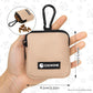 Dog Treat Pouch 2 PCS, Waterproof Small Dog Treat Bag for Leash, Hands Free Puppy Walking Bag with Carabiner, Pet Poop Bag Holder for Pet Puppy Travel or Outdoor Use, Zipper Closure to Avoid Spilling