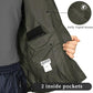 33,000ft Packable Rain Jacket Men's Lightweight Waterproof Rain Shell Jacket Raincoat with Hood for Golf Cycling Windbreaker