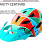 Kids Bike Helmet,Bavilk Kids Boys Girls Bike Helmets with LED Light Detachable Visor Children Youth Teen Multi-Sport for Skating Cycling Scooter Skateboard Adjustable & Lightweight 19.7"-22.4"