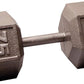 Body-Solid Cast Iron Hexagon Dumbbell, Hand Weights For Men and Women, Weight Dumbbells for Strength Training, Body Building Home Gym Training Gear