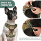 BUMBIN Tactical Dog Harness for Medium Dogs No Pull, Famous TIK Tok No Pull Dog Harness, Fit Smart Reflective Pet Walking Harness for Training, Adjustable Dog Vest Harness with Handle Forest Camo M