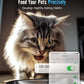 oneisall Automatic Cat Feeder with 5G WiFi, Automatic Cat Food Dispenser for 2 Cats Small Pets, 20 Cups/5L Timed Dry Food Dispenser with APP Control