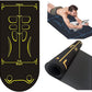 Non-Slip Workout Mat for Ab Roller Wheel, Exercise Mat with Storage Bag, 7mm Extra Thick Exercise Equipment Yoga Floor Mats Home & Gym Sound Insulation Protection Pads