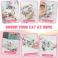 Supet Cat Grooming Hammock, Self-Adhesive Cat Nail Clipper Hammock, Soft Fabric Cat Wrap for Cutting Nails, Quickly Calm Down for Medicine, Teeth Brushing, Ear Cleaning