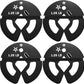 Yes4All Fractional Weight Plates Set, Available In Steel And Rubber, Set of 2/4/6 Plates in 1.25LB, 2.5LB, or 5LB Sizes, Micro Change Plates for Dumbbell and Olympic Barbell Weightlifting